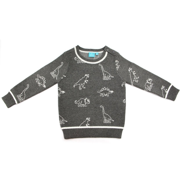 Bear Camp Leon Dinosaur Sweater