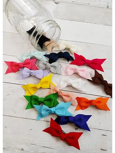 Baby Hair Bow Clips - Multiple Colors