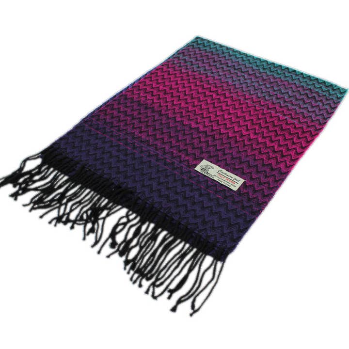 JTC Zig Zag Ombre Scarf - Multiple Colors