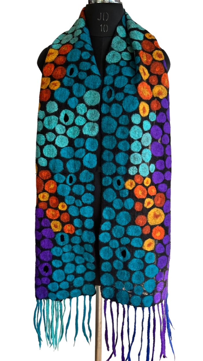 Pomegranate Moon Stepping Stone Scarf
