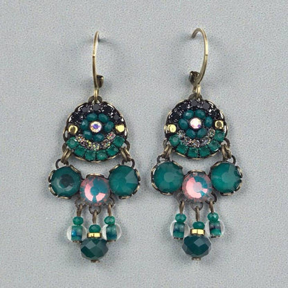 Melizi Jewelry Earrings Melizi Jewelry Dark Pine Crystal Earrings 12814558 Melizi Jewelry Dark Pine Crystal Earrings