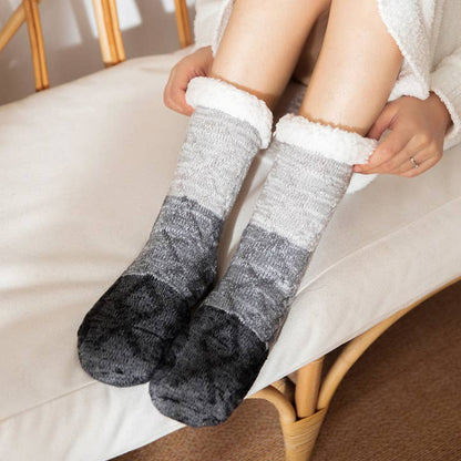 Plush Slipper Socks - Multiple Colors