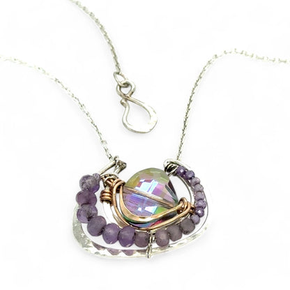 Art By Any Means Lilac Sparkle Pendant Necklace