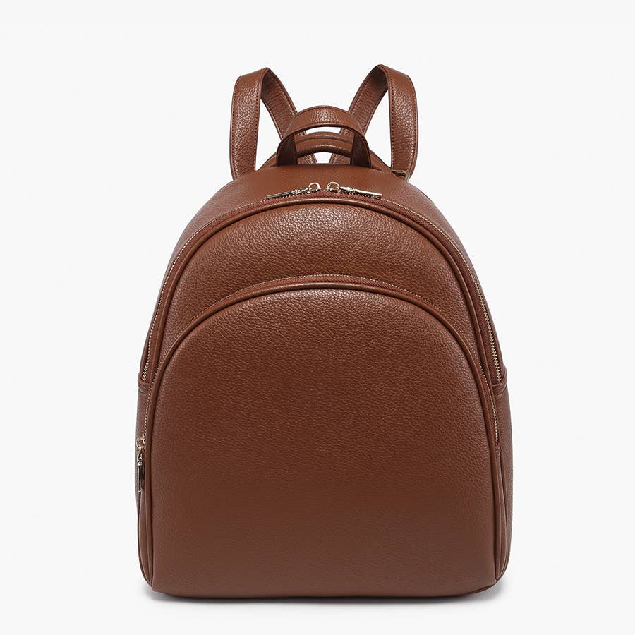 Jen & Co Simone Round Vegan Leather Backpack - Multiple Colros