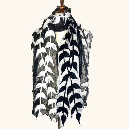 Pomegranate Moon Split Vine Scarf