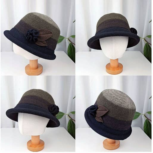 Comfortarians Adjustable Color Block Bucket Hat
