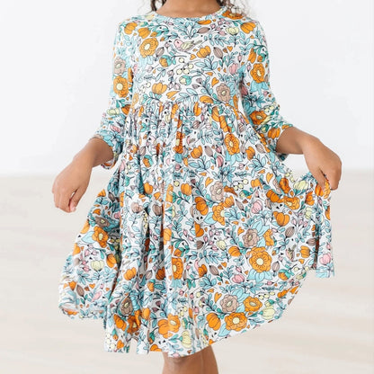 Mila & Rose Pocket Twirl Dress - Multiple Colors
