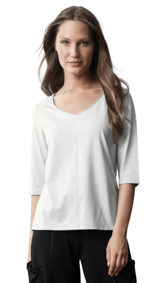 Olivia by Habitat Tees Olivia by Habitat Essential Knit Elbow Sleeve Tee - Multiple Colors 89810910 Olivia by Habitat Essential Knit Elbow Sleeve Tee - Multiple Colors