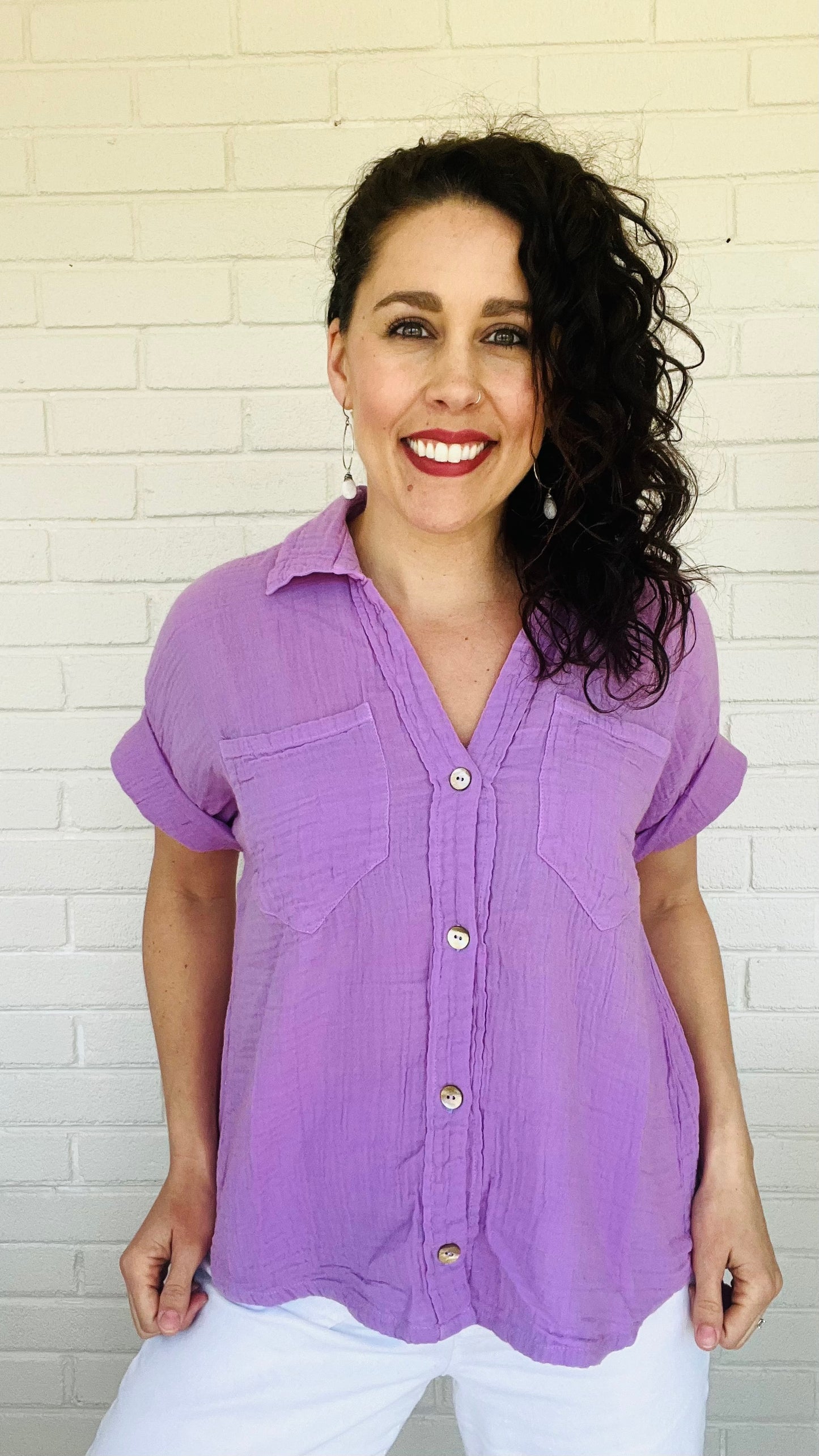 Shannon Passero Cotton Gauze Deionna Shirt - Multiple Colors