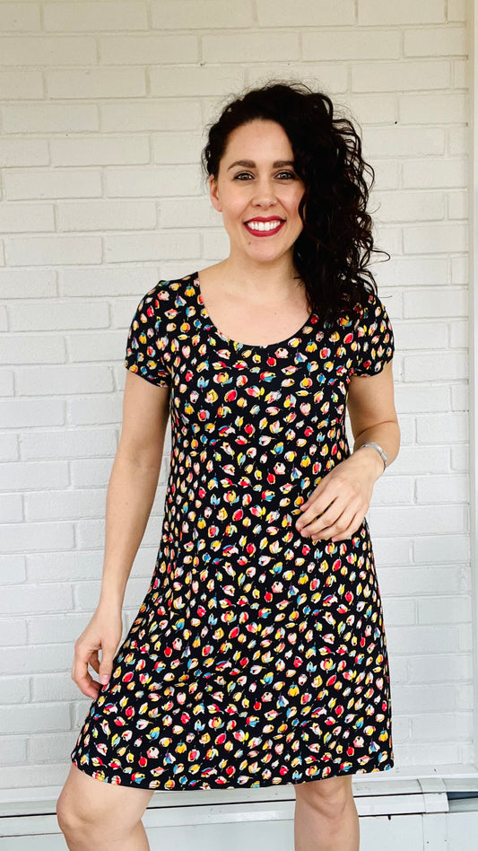 Salaam Cap Sleeve Lucy Dress - Multiple Prints