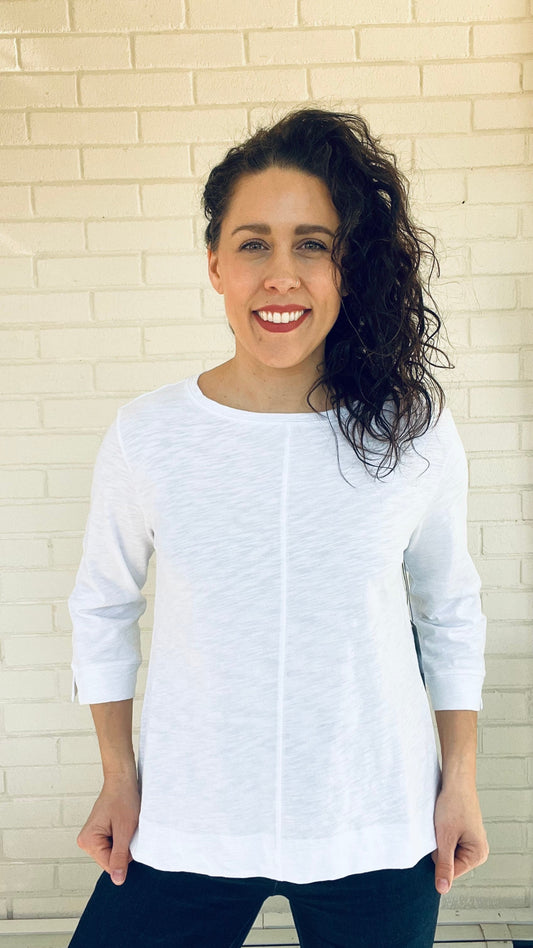 Habitat Cotton Pebble Coverstitch Crew - Multiple Colors
