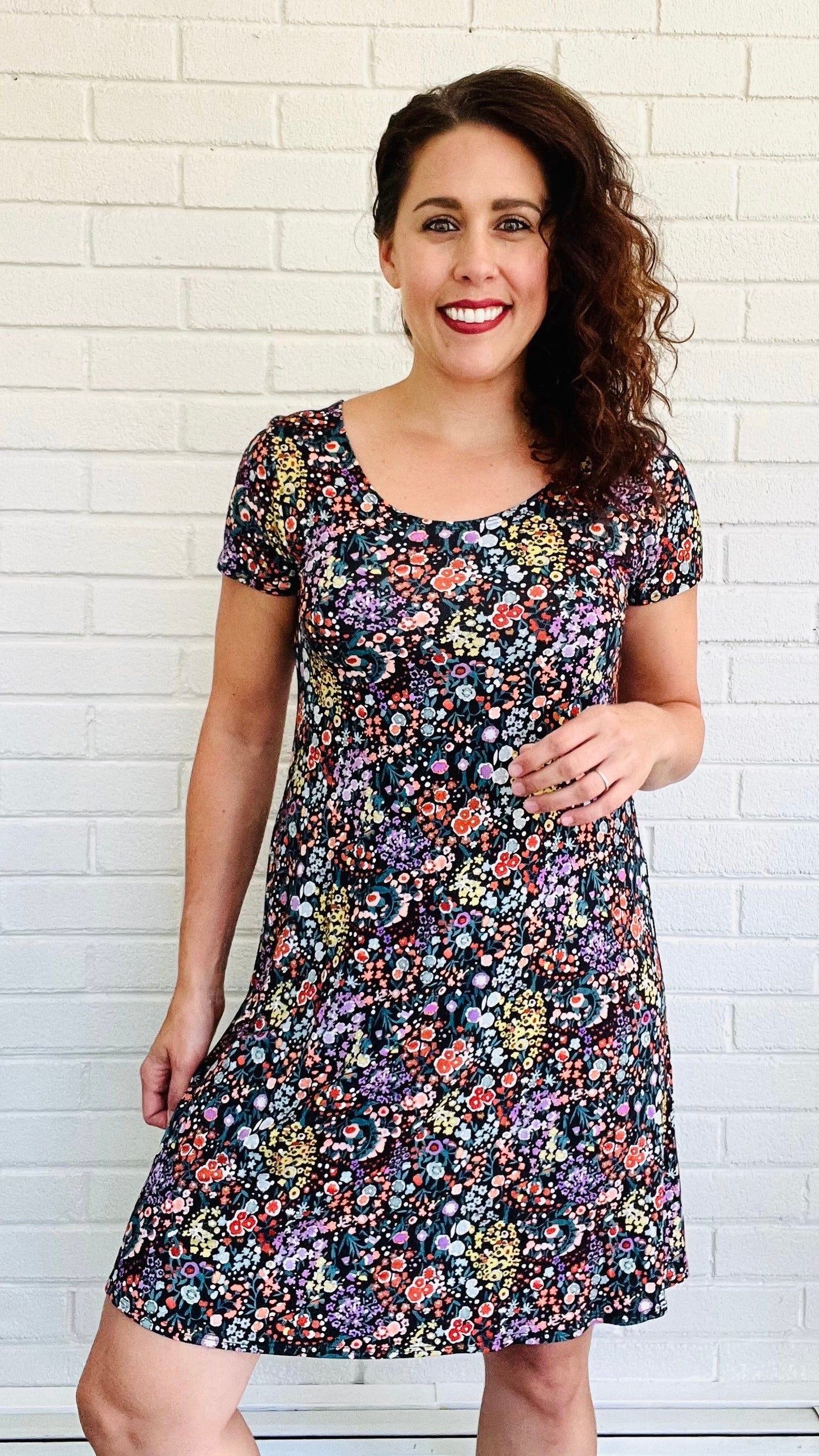 Salaam Cap Sleeve Lucy Dress - Multiple Prints