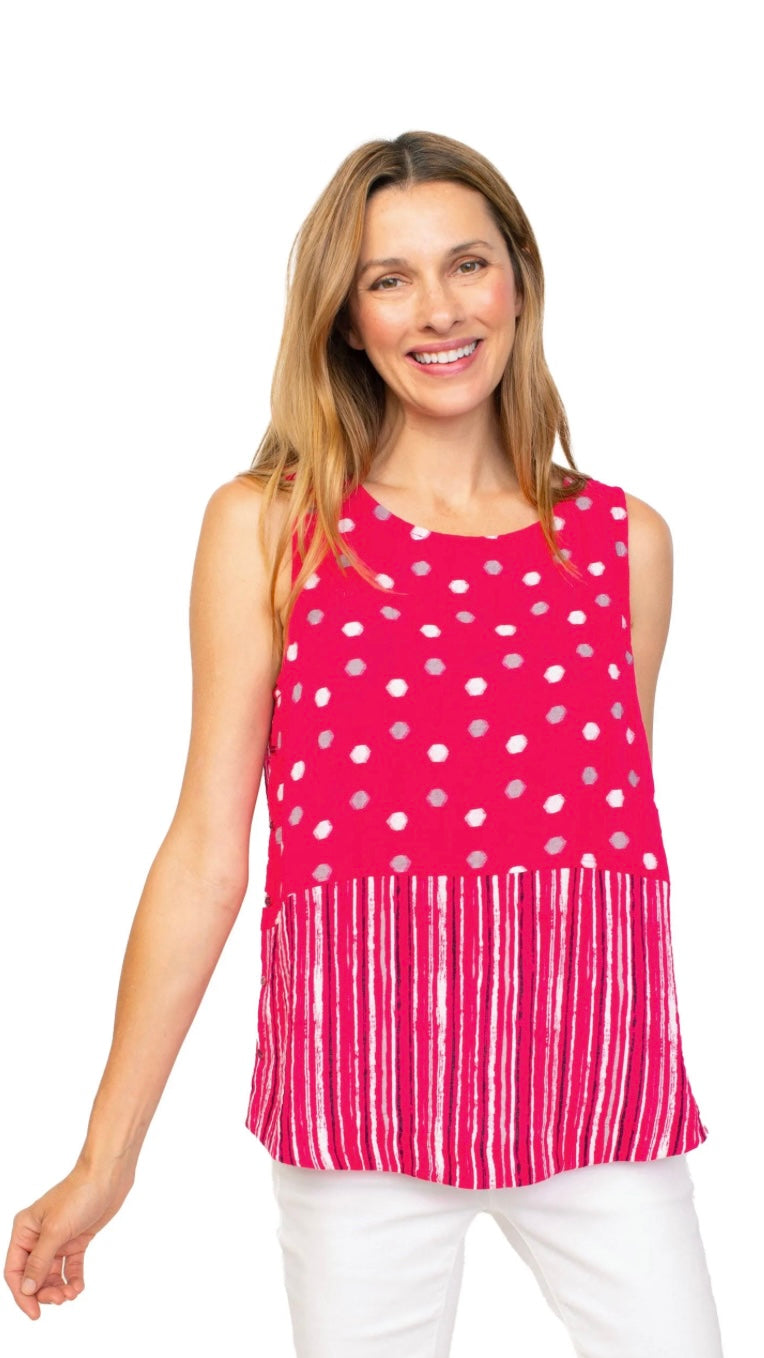 Habitat Express Travel Mixed Side Button Tank - Multiple Colors