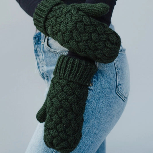 Panache Apparel Cable Knit Mittens - Multiple Colors