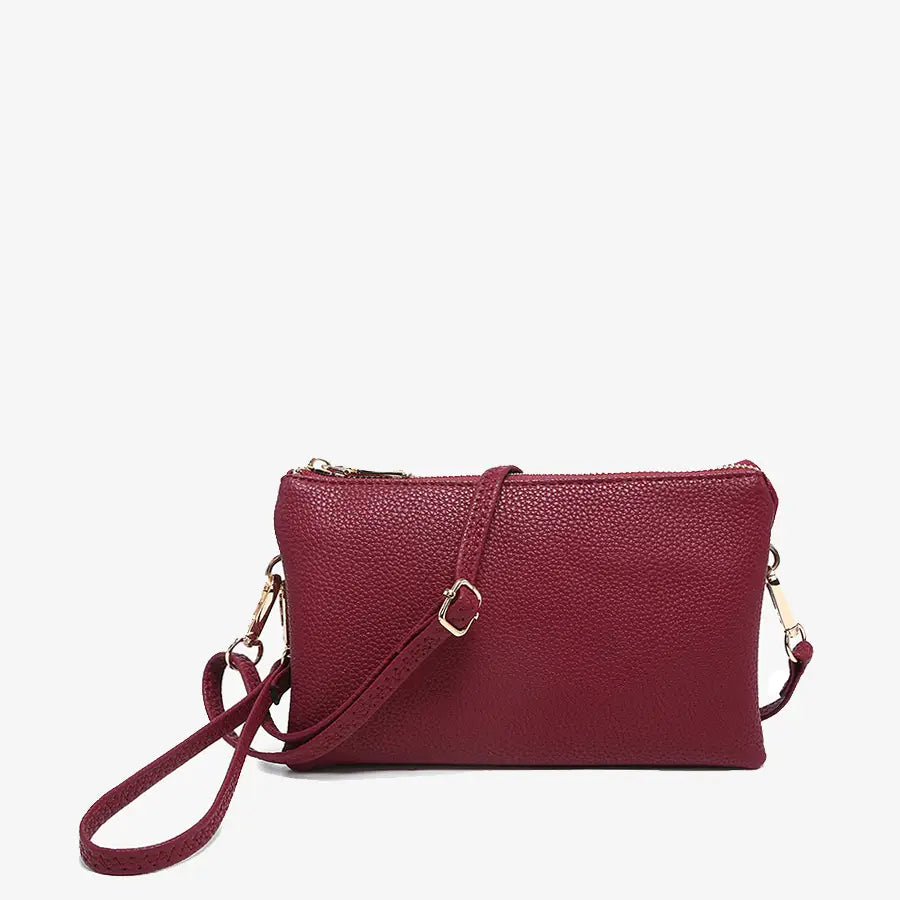 Jen & Co Bags Jen & Co Riley Vegan Leather Crossbody - Multiple Colors Jen & Co Riley Vegan Leather Crossbody - Multiple Colors