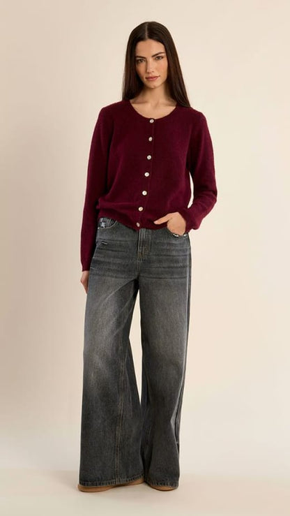 Molly Bracken Cardigans Molly Bracken Button Up Knit Cardigan - Multiple Colors Molly Bracken Button Up Knit Cardigan - Multiple Colors
