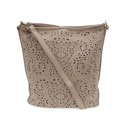 Joy Susan Bags Joy Susan Vegan Leather Lazer Cut Eyelet Bucket Crossbody - Multiple Colors 47177438 Joy Susan Vegan Leather Lazer Cut Eyelet Bucket Crossbody - Multiple Colors