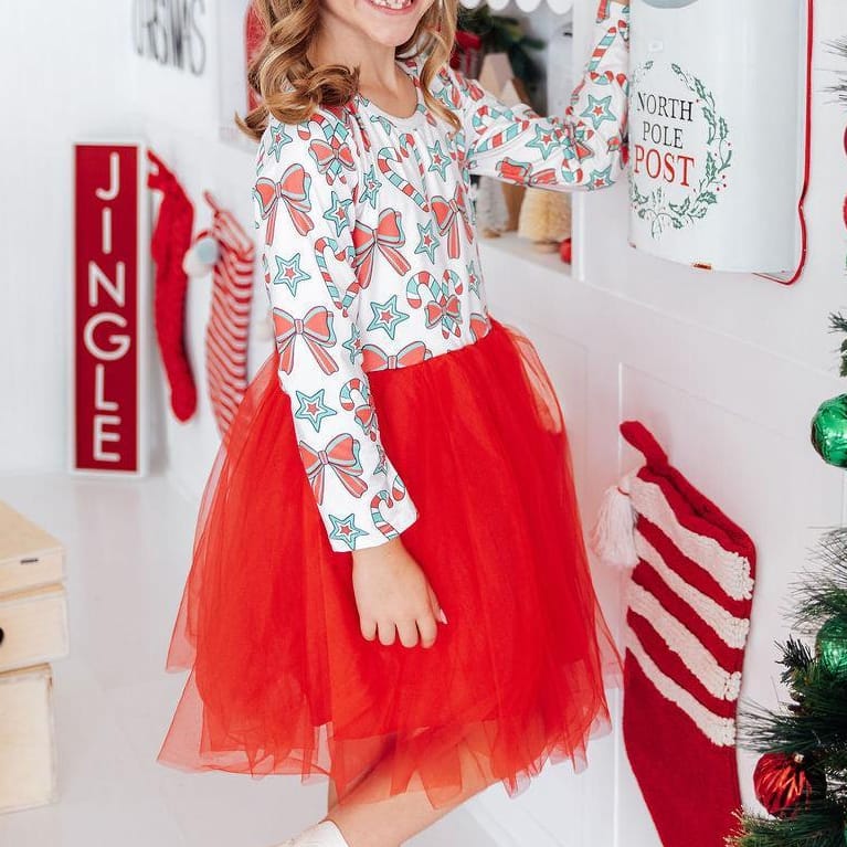 Mila & Rose Children's Clothing Mila & Rose Holiday Tutu Dress - Multiple Prints 88783582 Mila & Rose Holiday Tutu Dress - Multiple Prints