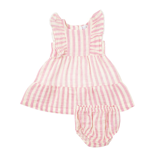 Angel Dear Picot Edged Dress and Diaper Cover