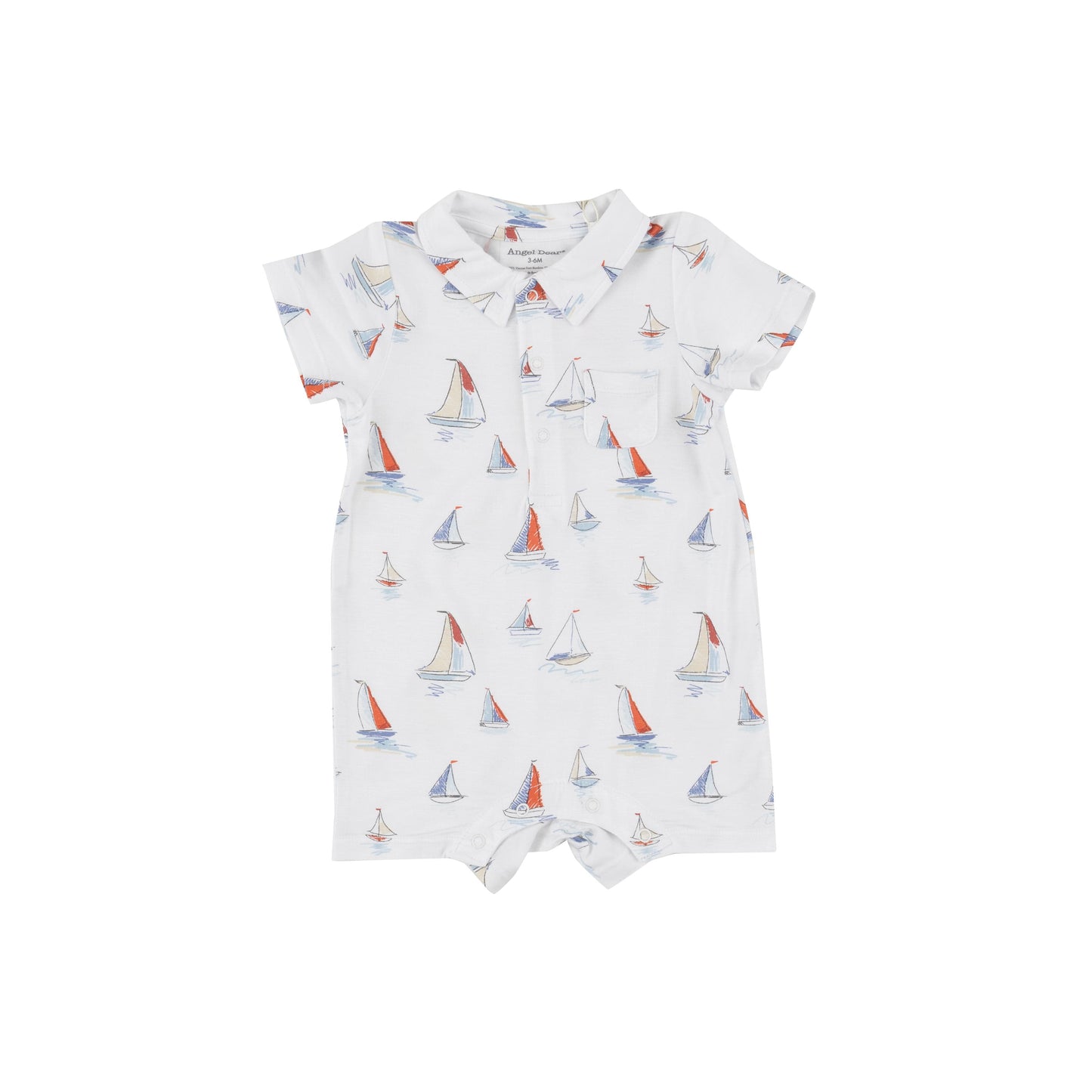 Angel Dear Children's Clothing Angel Dear Polo Shortie - Multiple Prints 28432094 Angel Dear Polo Shortie - Multiple Prints
