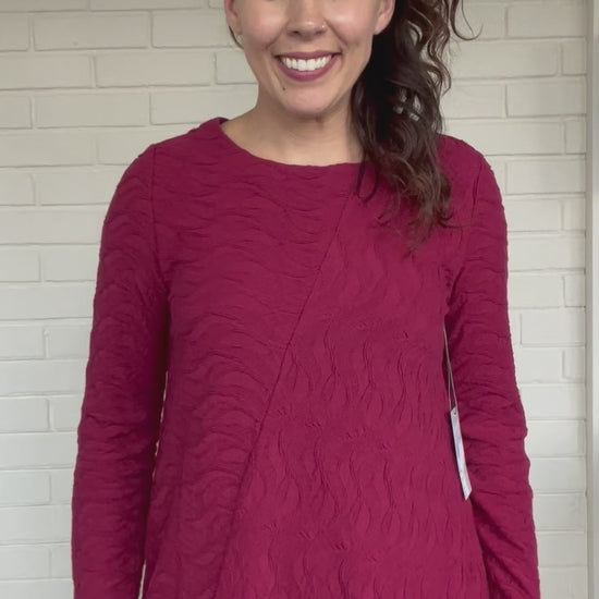 Habitat Waterfall Knit Angled Hem Tunic Video