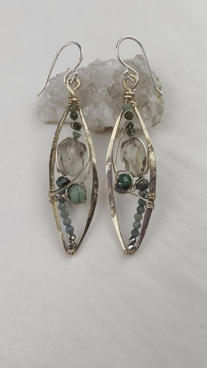 Art By Any Means Sea Smoke Earrings