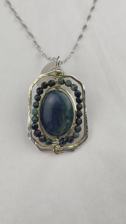 Art By Any Means Apatite Cameo Necklace