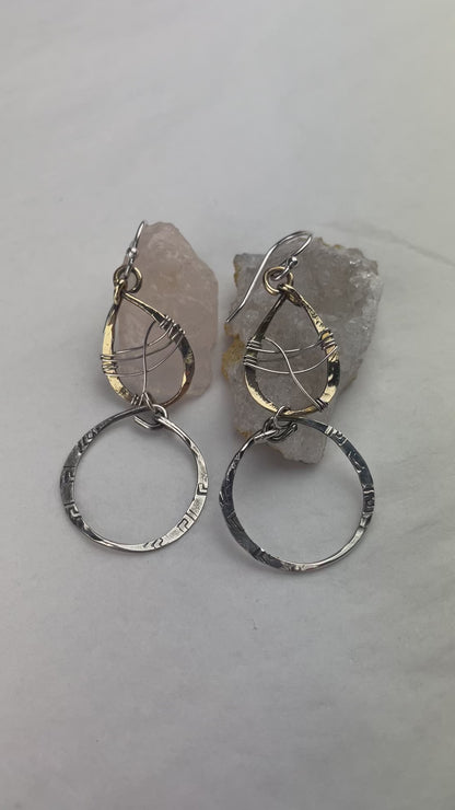 Art By Any Means Two Worlds Earrings