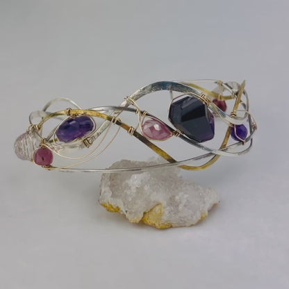 Art By Any Means Dark Amethyst Bracelet
