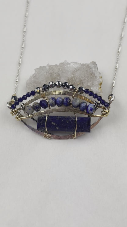 Art By Any Means Blue Jay Necklace