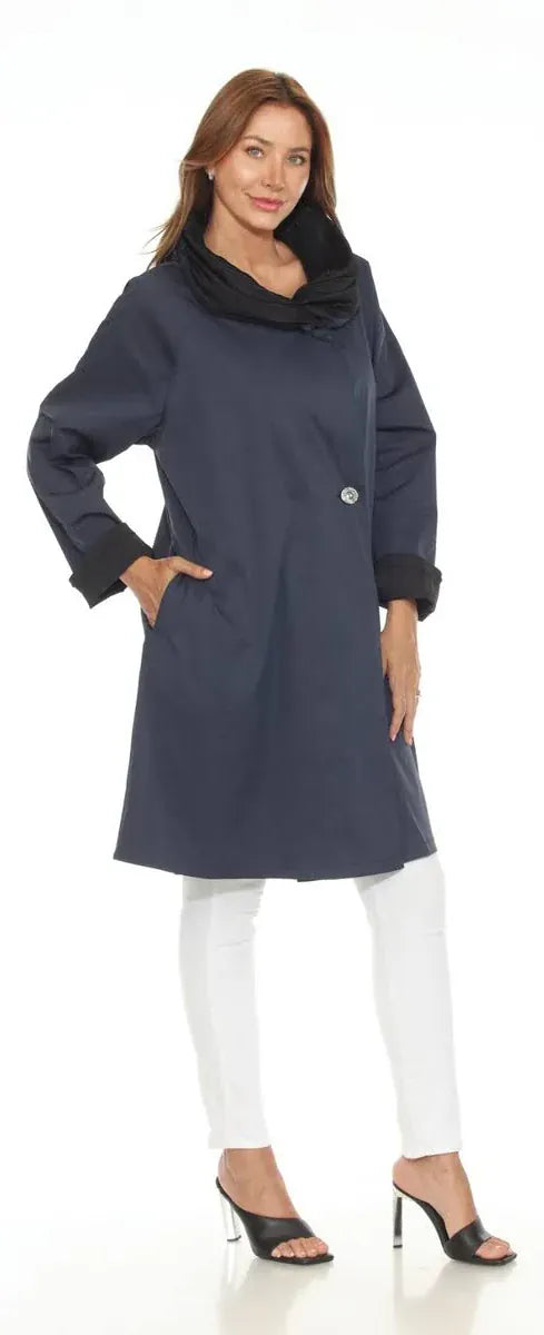 Oopera Jackets Oopera Parisian Reversible Raincoat - Multiple Colors 95574494 Oopera Parisian Reversible Raincoat - Multiple Colors