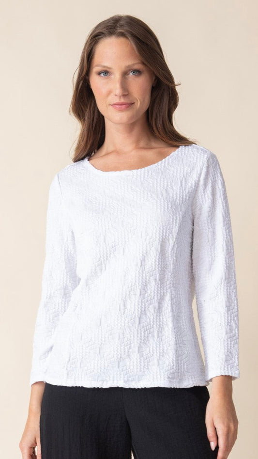Habitat Sunburst Knit Boatneck Tee