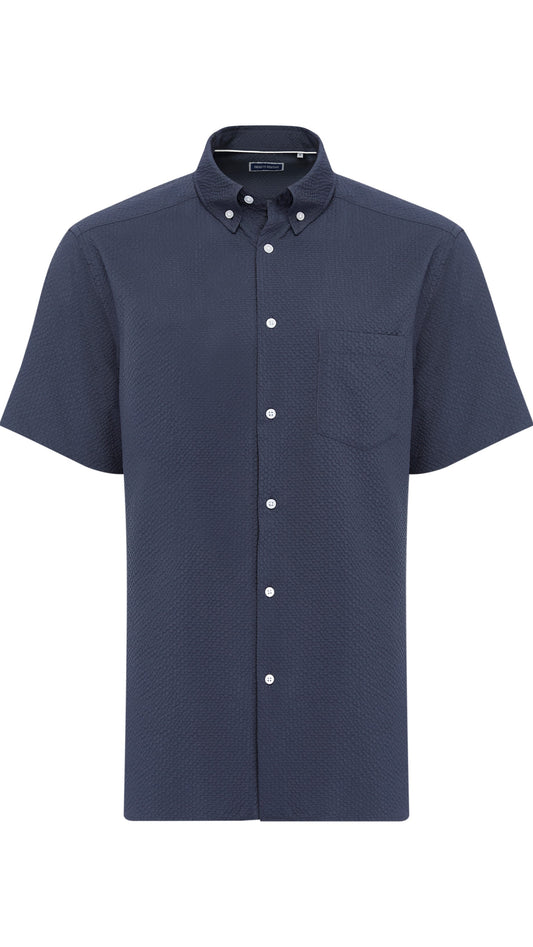 American Heritage Popcorn Seersucker Short Sleeve Shirt - Multiple Colors