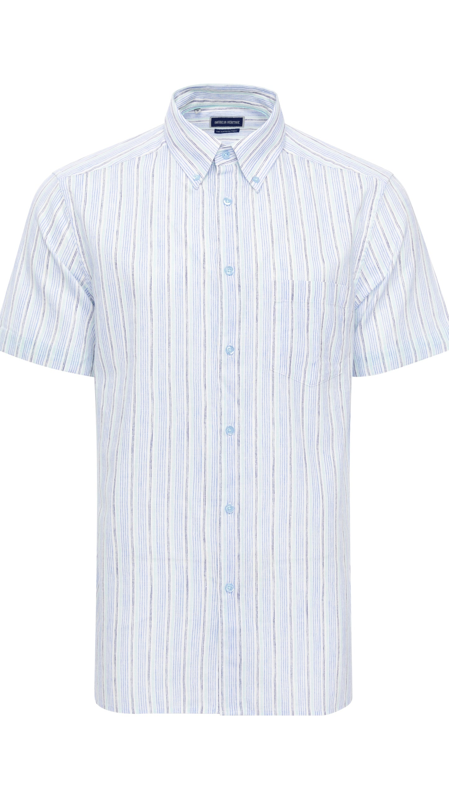 American Heritage Multi Stripe Button Down Shirt