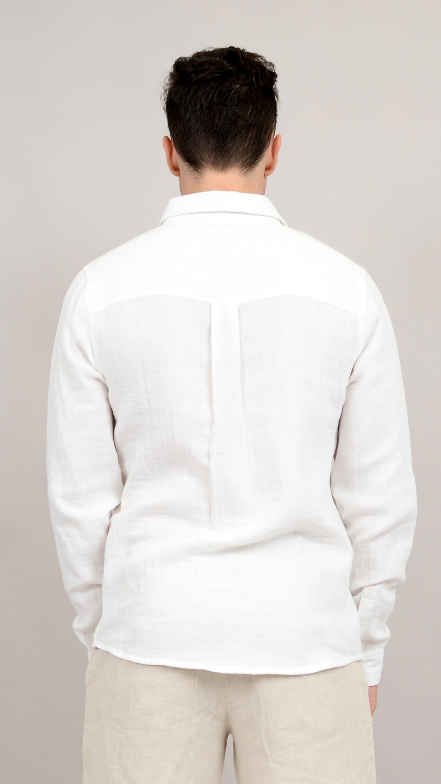 Hedge Cotton Gauze Long Sleeve Shirt