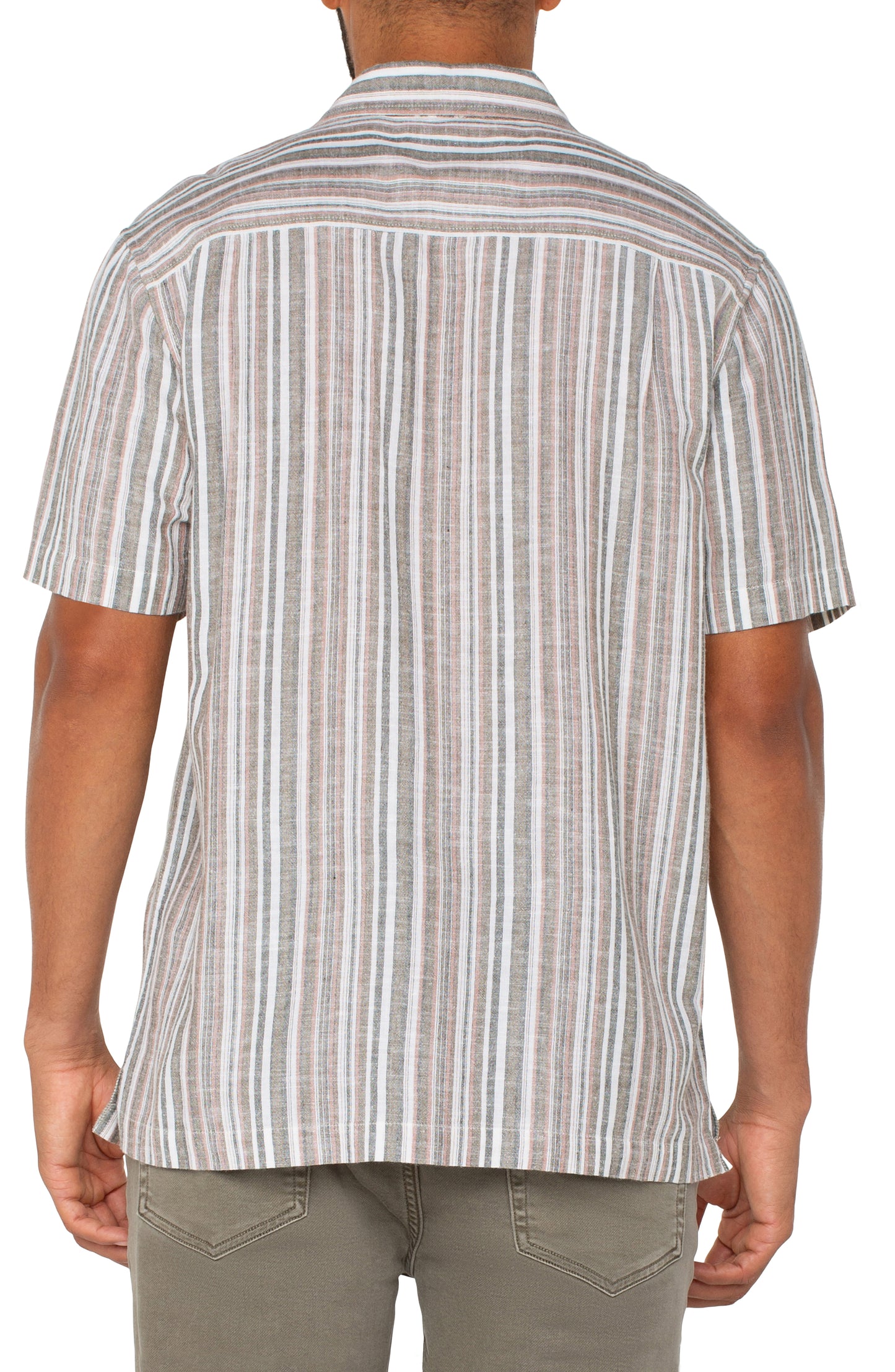 Liverpool Men's Short Sleeve Button Up Shirt - Multiple Colors