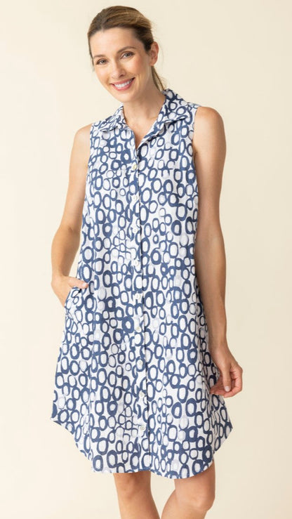 Habitat Sleeveless Shirt Dress - Multiple Colors