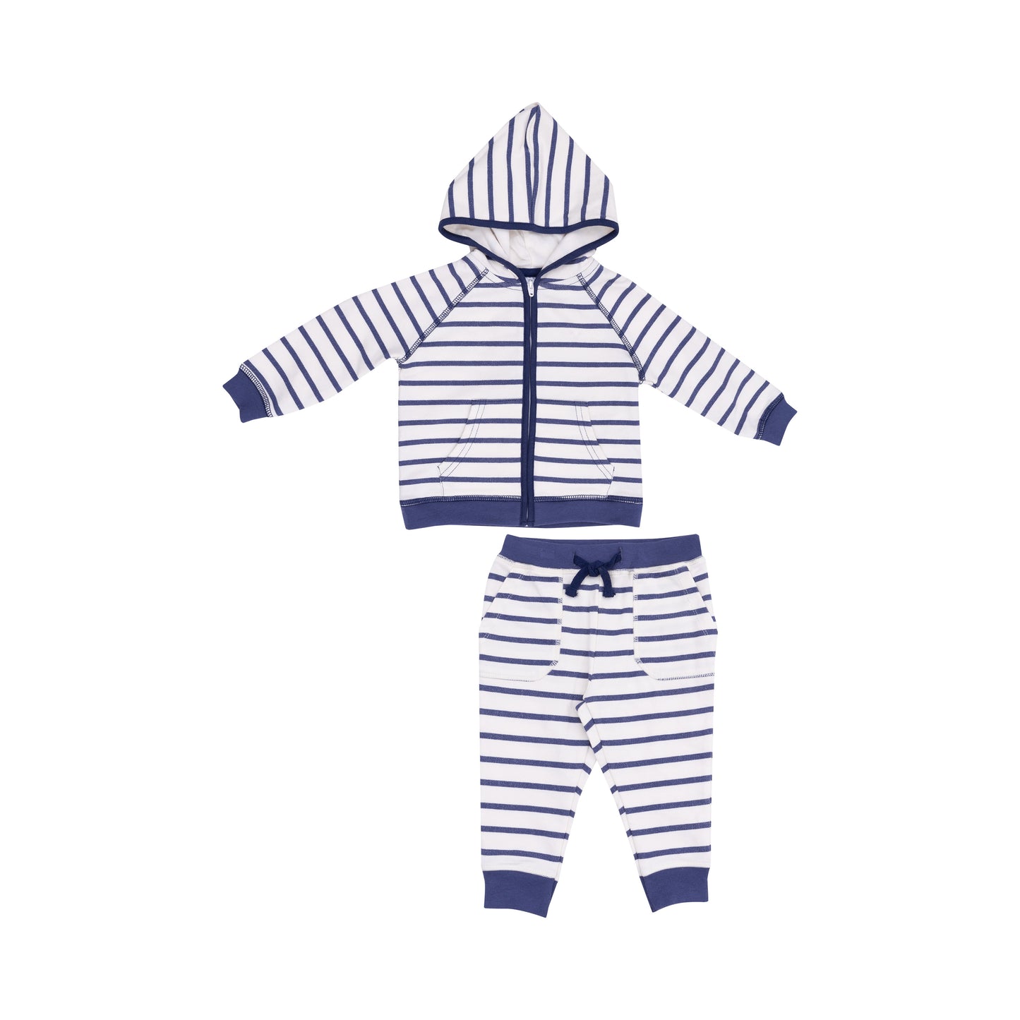 Angel Dear French Terry Hoodie & Jogging Set - Multiple Patterns