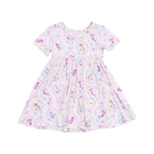 Angel Dear Children's Clothing Angel Dear Short Sleeve Twirly Dress 12560094 Angel Dear Short Sleeve Twirly Dress