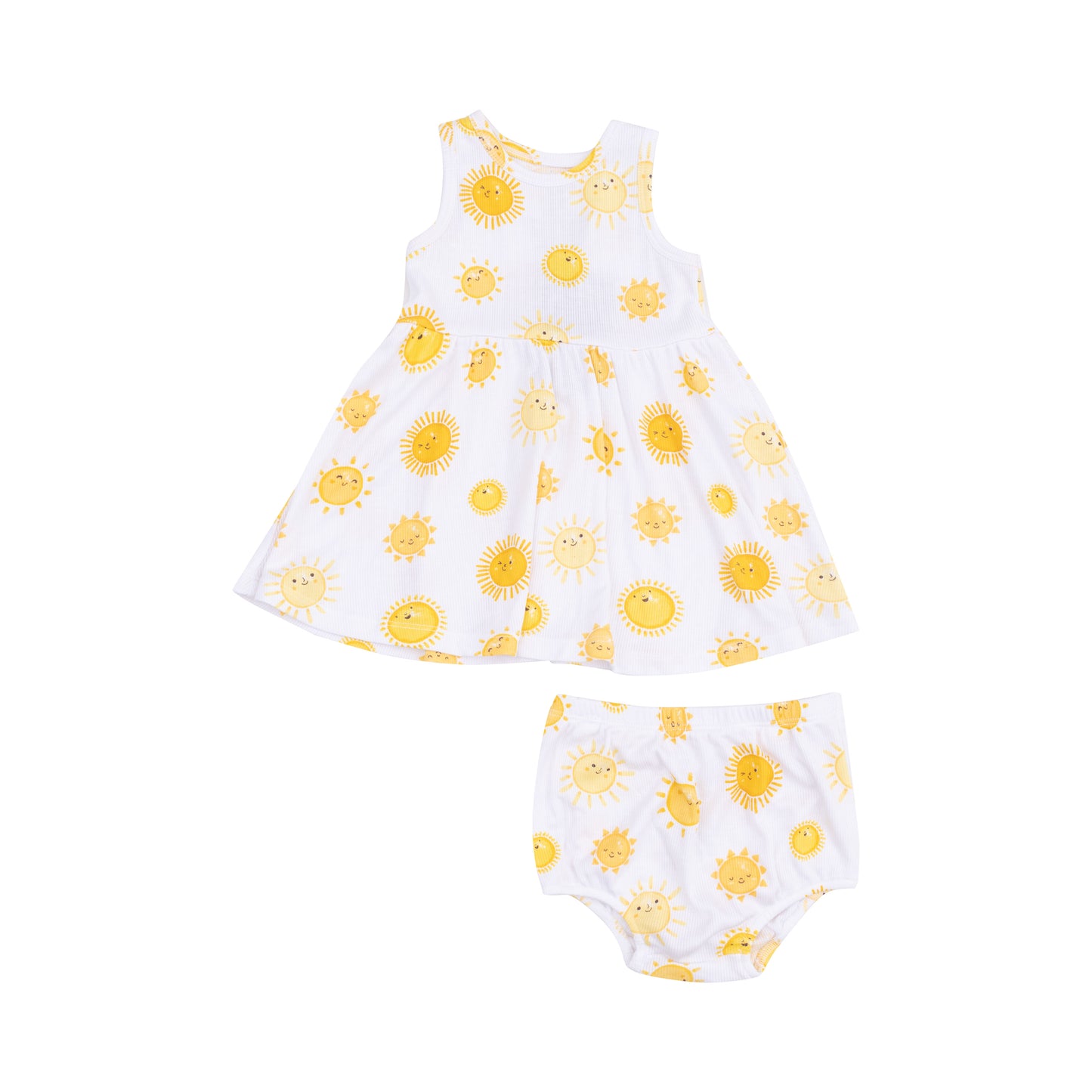 Angel Dear Ribbed Tank Dress & Bloomers - Multiple Prints
