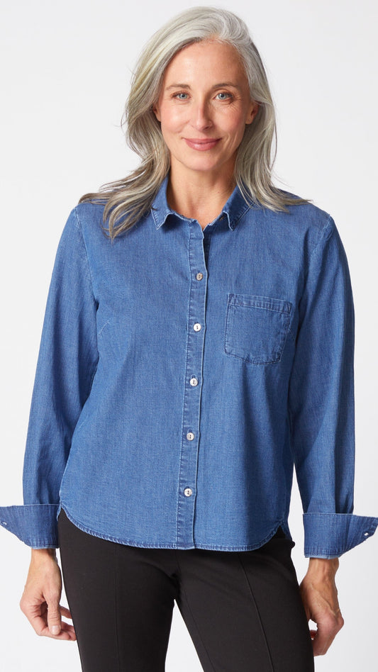 Habitat Perfect Travel Shaped Hem Shirt