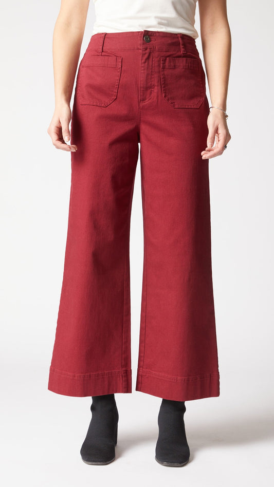 Habitat Stretch Denim Wide Leg Ankle Jean - Multiple Colors