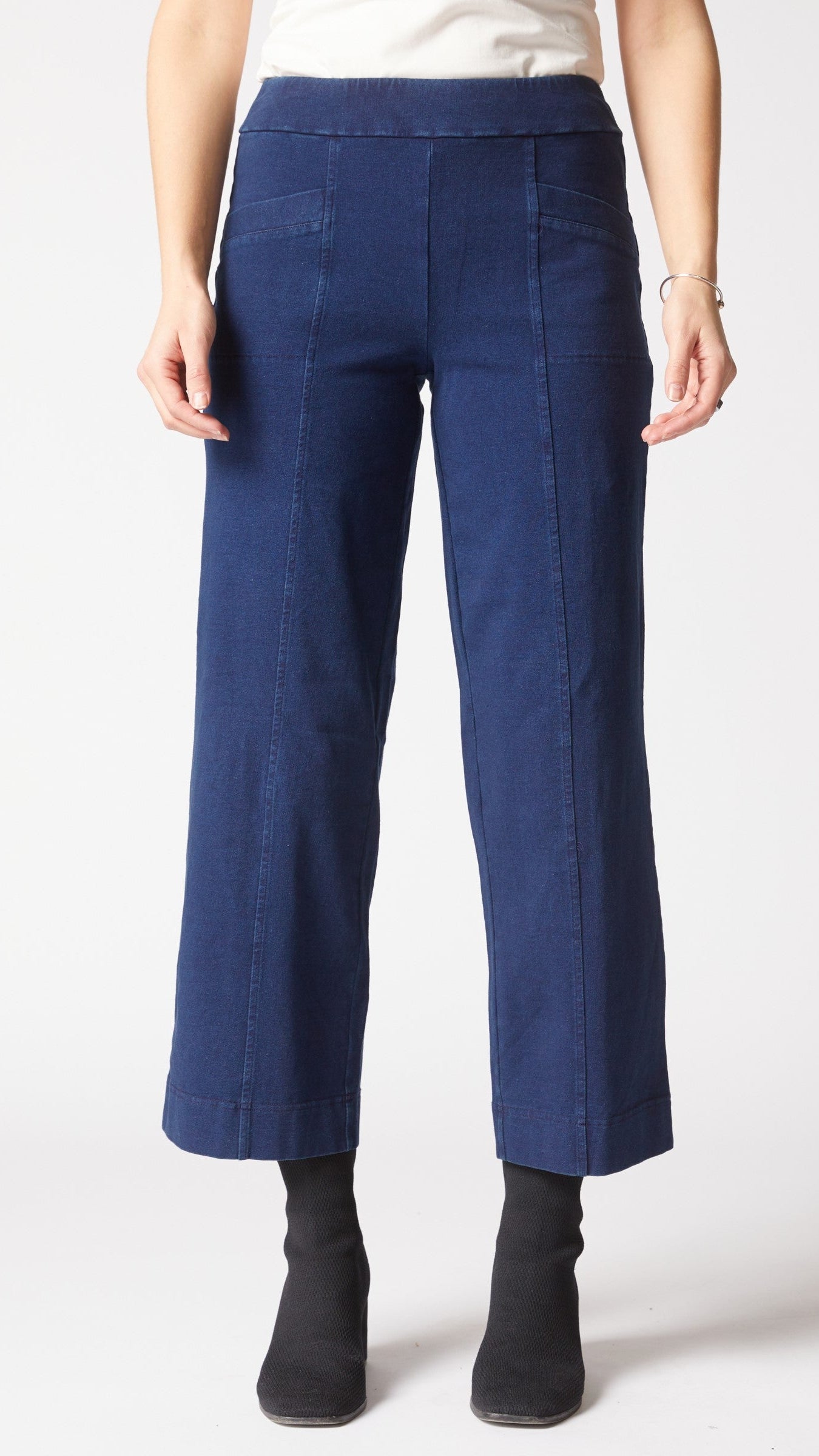 Habitat Stonewash Denim Ankle Pocket Flood Pant - Multiple Colors