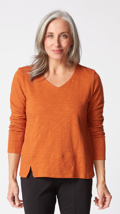 Habitat Cotton Pebble Seamed Long Sleeve Tee - Multiple Colors