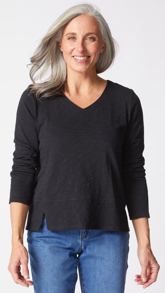 Habitat Tees Habitat Cotton Pebble Seamed Long Sleeve Tee - Multiple Colors 81526750 Habitat Cotton Pebble Seamed Long Sleeve Tee - Multiple Colors