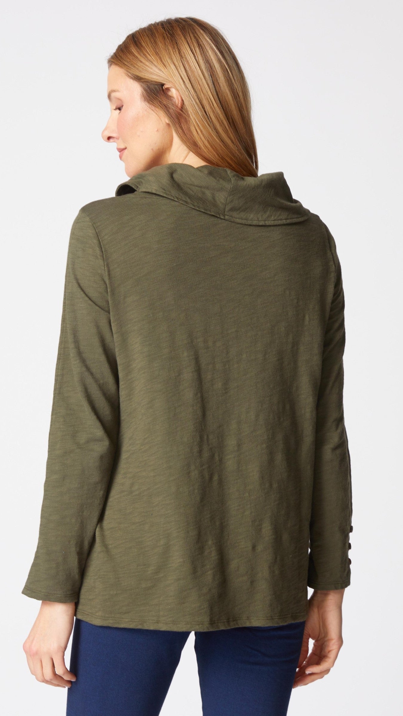 Habitat Cotton Pebble Cowl Pocket Tunic - Multiple Colors