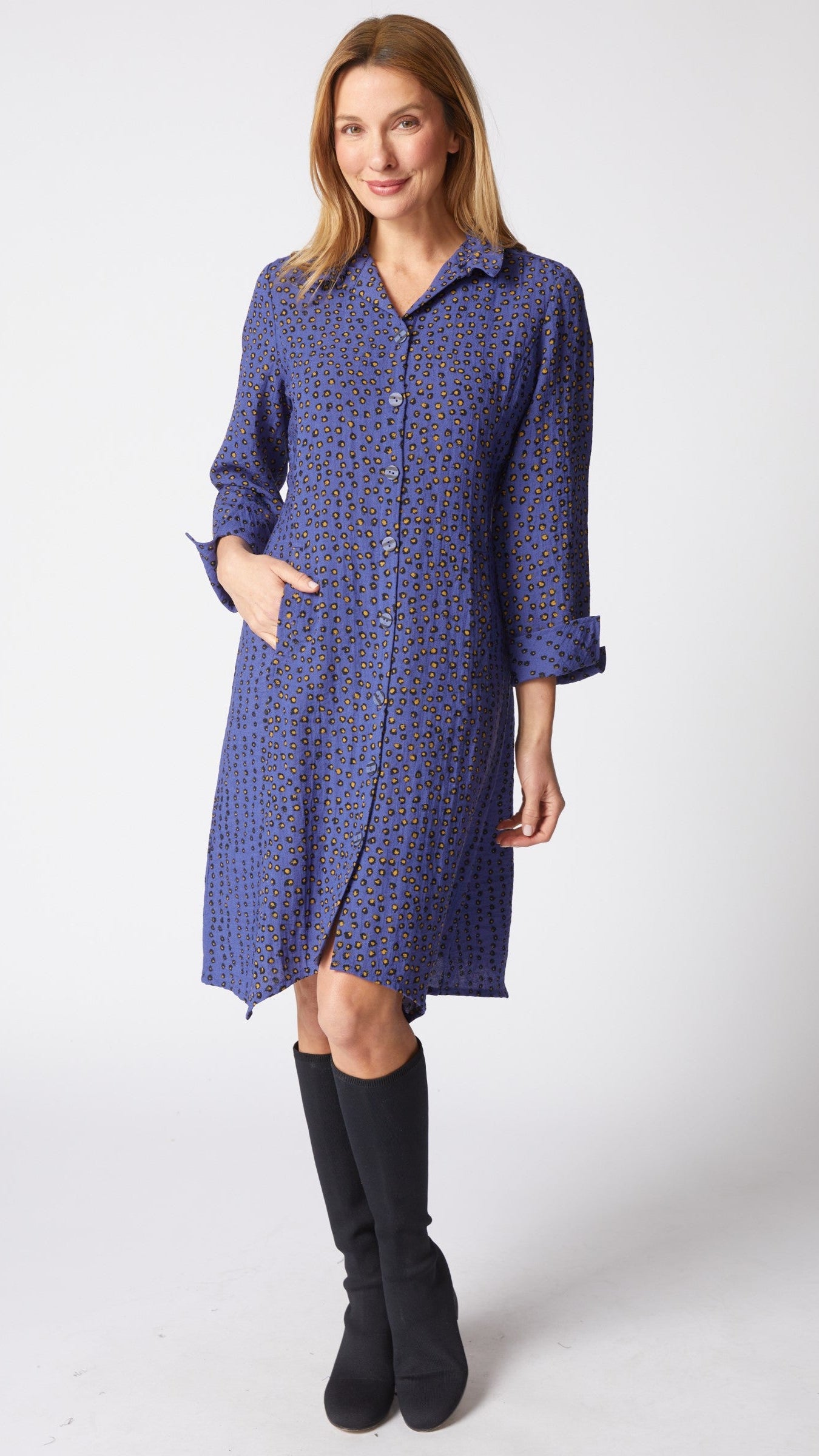 Habitat Express Travel Print Artist Duster Dress