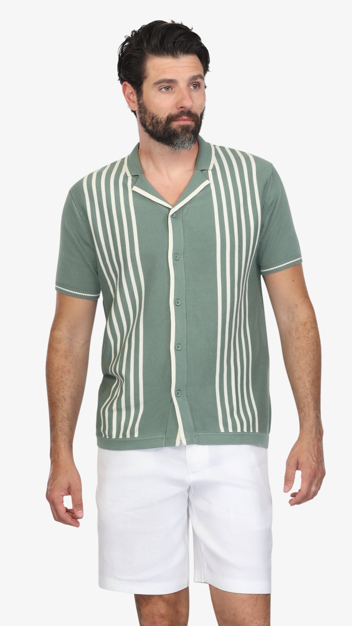 Vustra Short Sleeve Button Polo Shirt