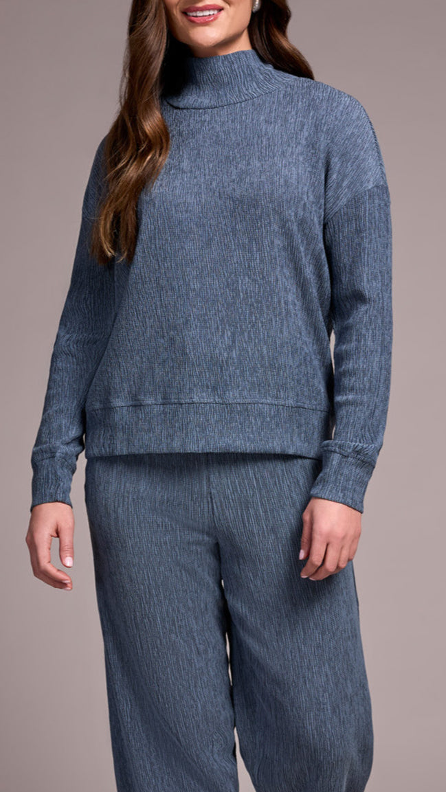 Tribal Mock Neck Sweater - Multiple Colors