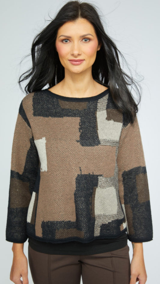 Olivia by Habitat Collage Swing Pullover - Multiple Colors